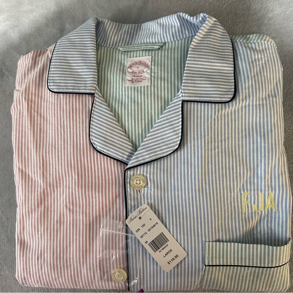 Brooks brothers sleepwear set